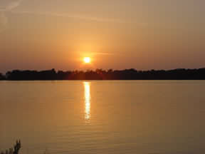 Sunset on Lake Whitney